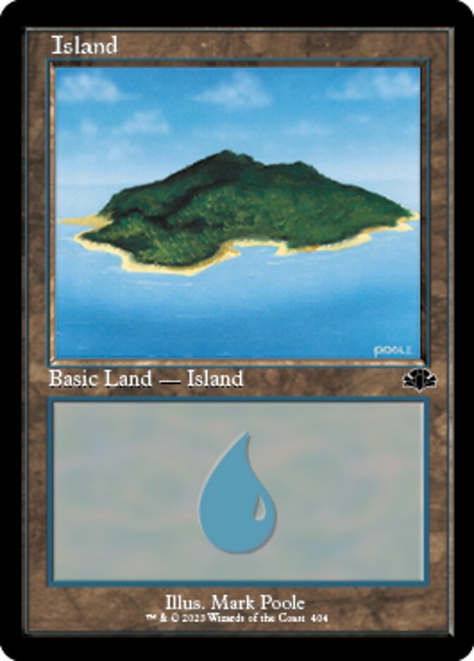 Island (404) (Retro) [Dominaria Remastered] Magic: The Gathering