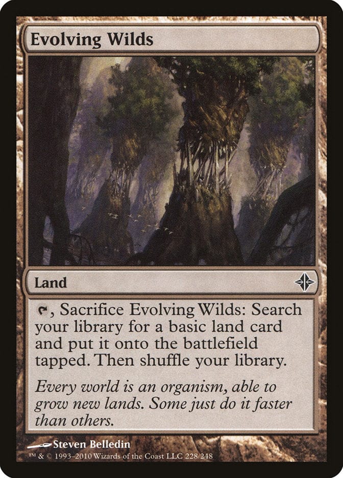 Evolving Wilds [Rise of the Eldrazi] Magic: The Gathering