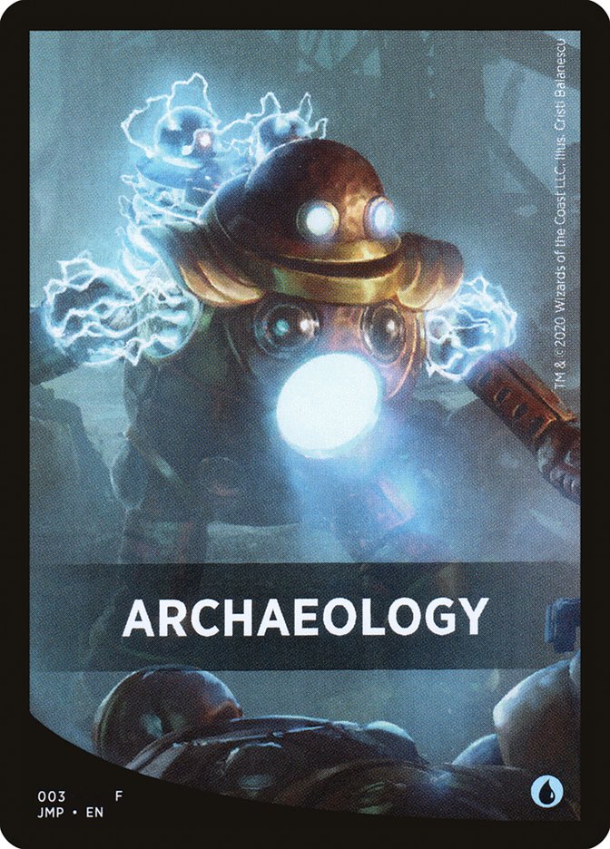 Archaeology Theme Card [Jumpstart Front Cards] Magic: The Gathering