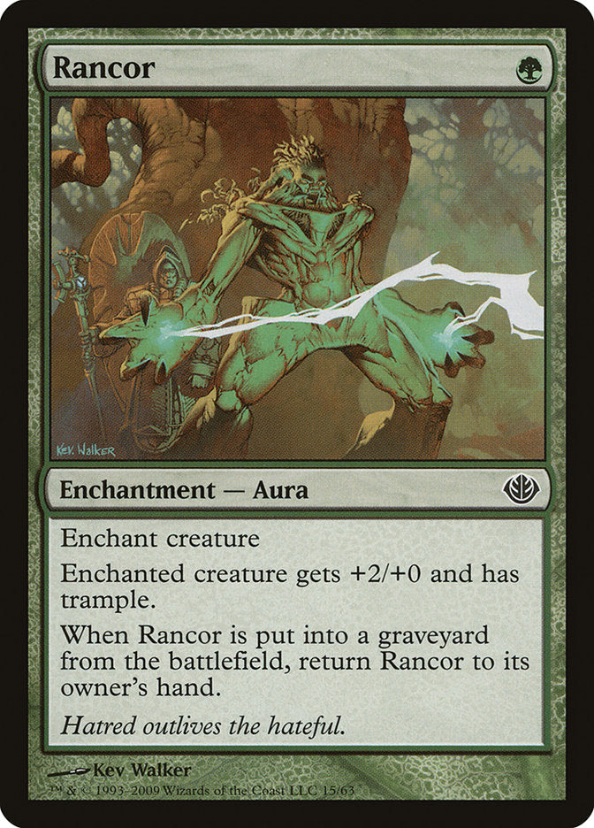 Rancor [Duel Decks: Garruk vs. Liliana] Magic: The Gathering