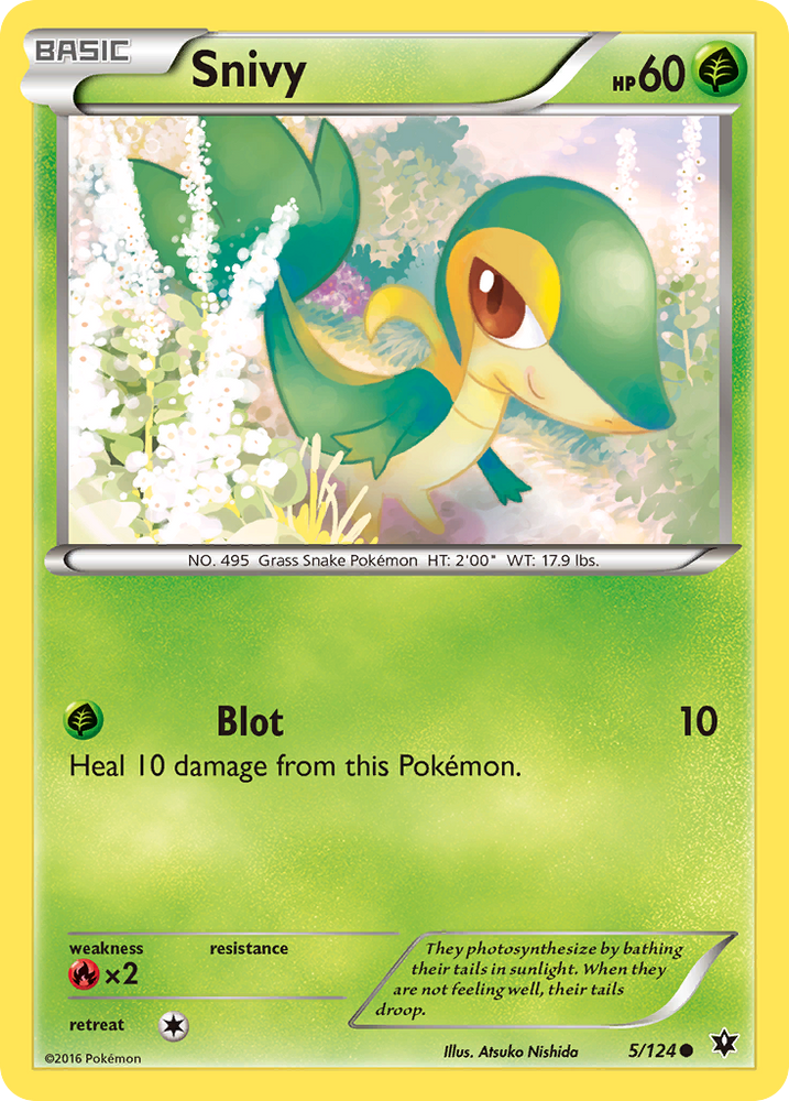 Snivy (5/124) [XY: Fates Collide] Pokémon