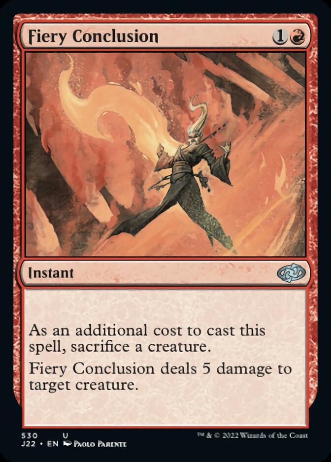 Fiery Conclusion [Jumpstart 2022] Magic: The Gathering