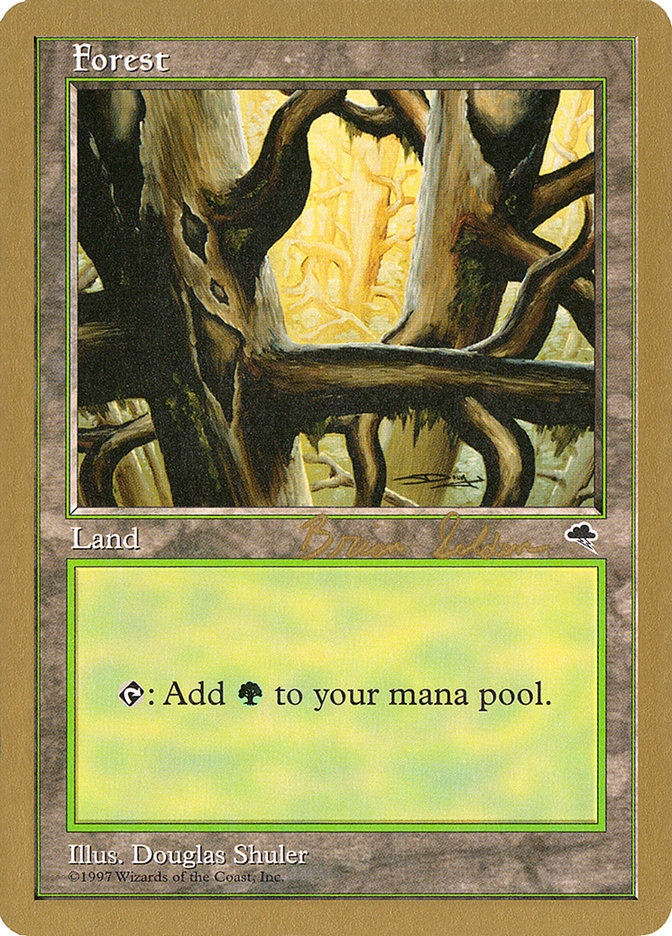Forest (bs350) (Brian Selden) [World Championship Decks 1998] Magic: The Gathering