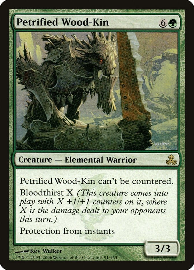 Petrified Wood-Kin [Guildpact] Magic: The Gathering
