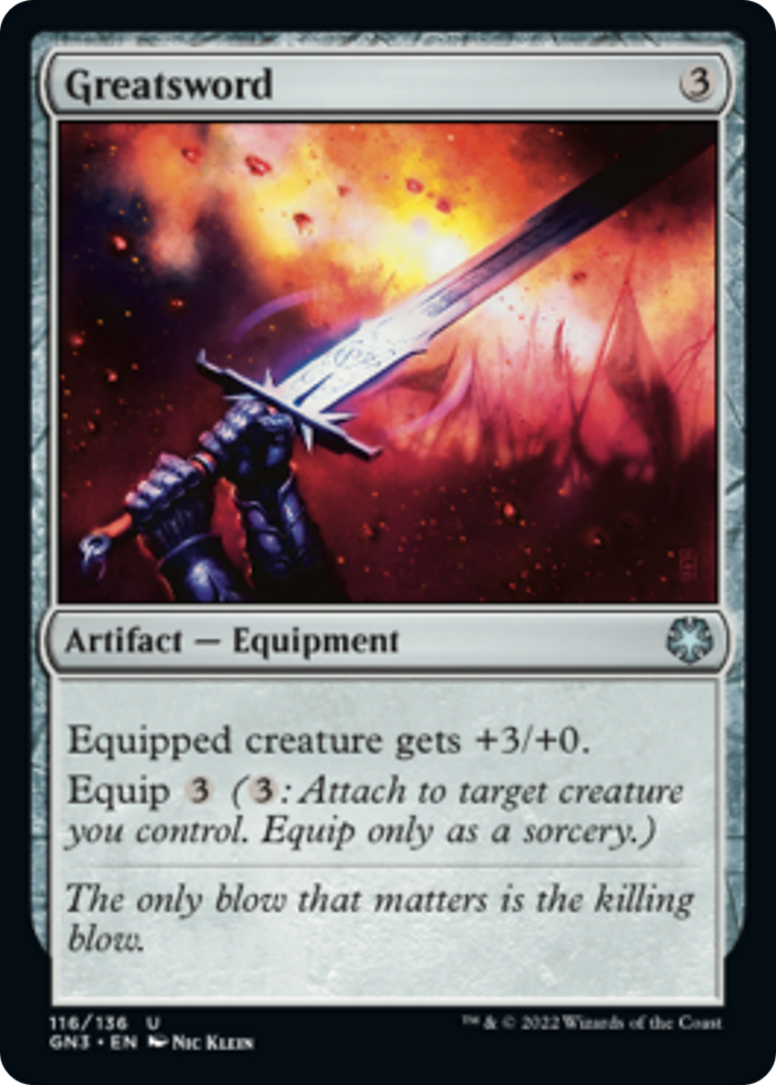 Greatsword [Game Night: Free-for-All] Magic: The Gathering