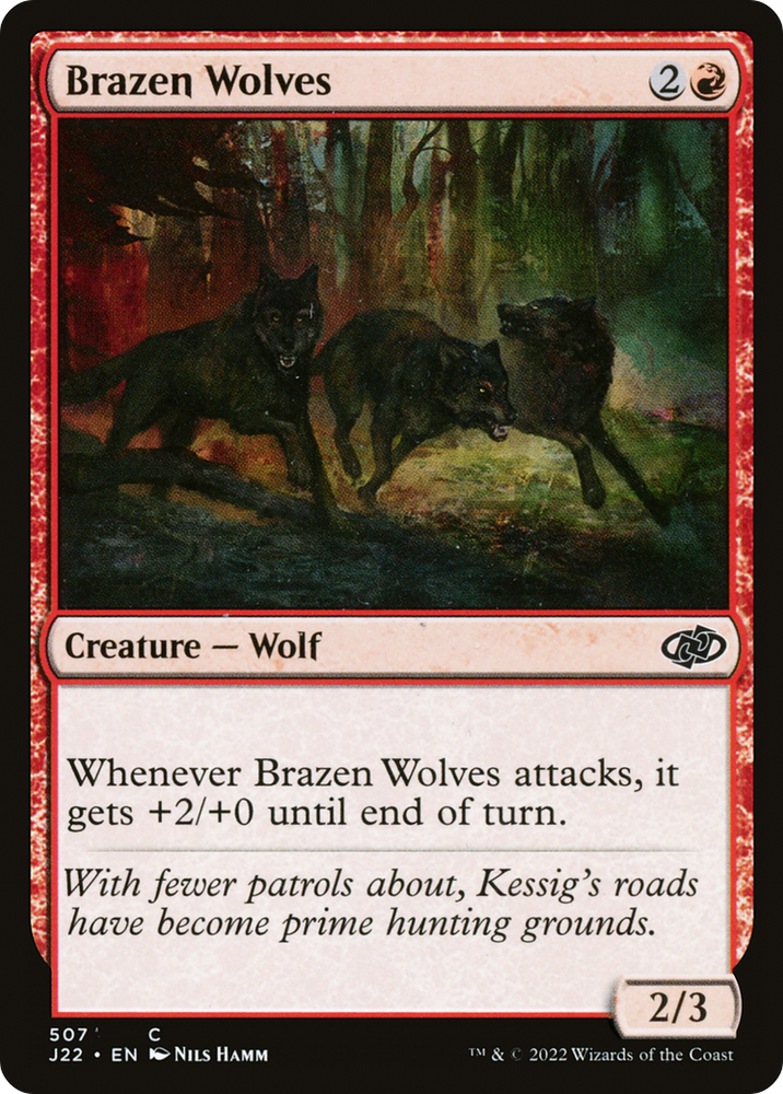 Brazen Wolves [Jumpstart 2022] Magic: The Gathering