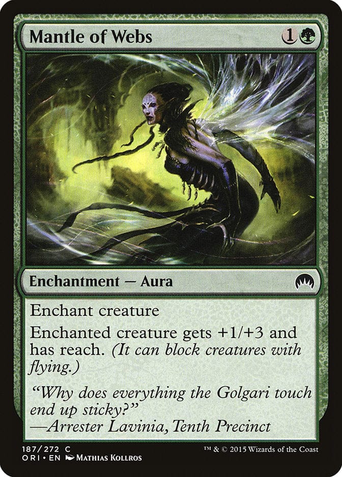 Mantle of Webs [Magic Origins] Magic: The Gathering