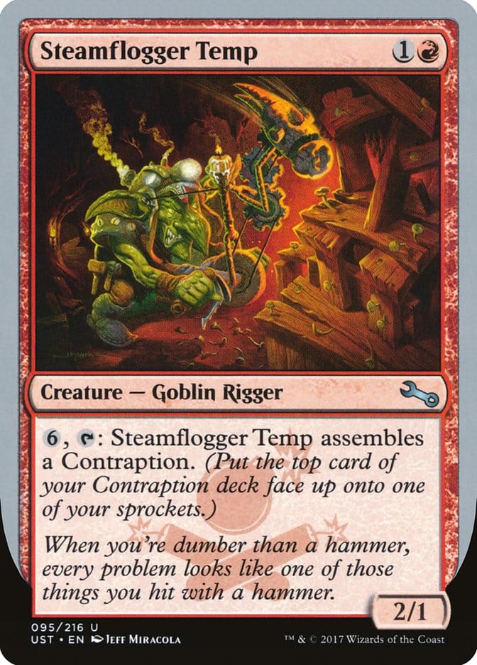 Steamflogger Temp [Unstable] Magic: The Gathering