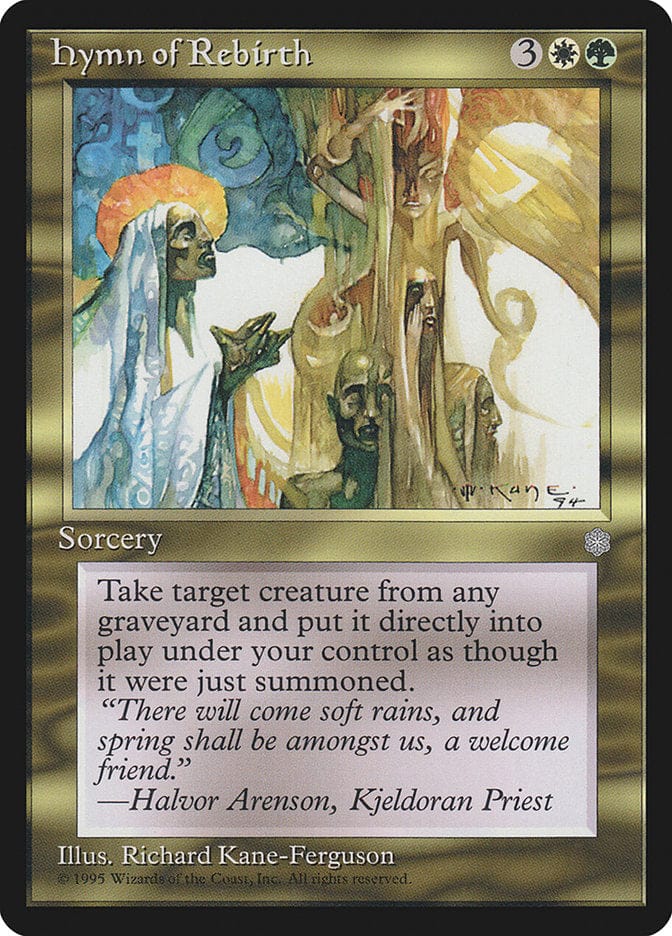 Hymn of Rebirth [Ice Age] Magic: The Gathering