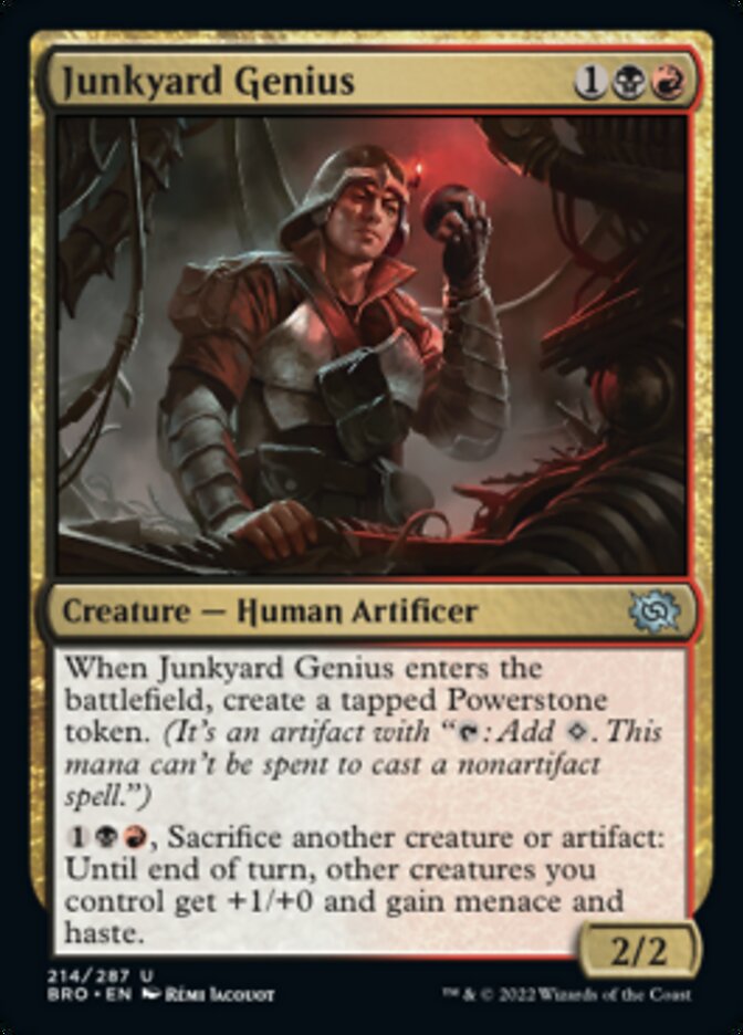 Junkyard Genius [The Brothers' War] Magic: The Gathering