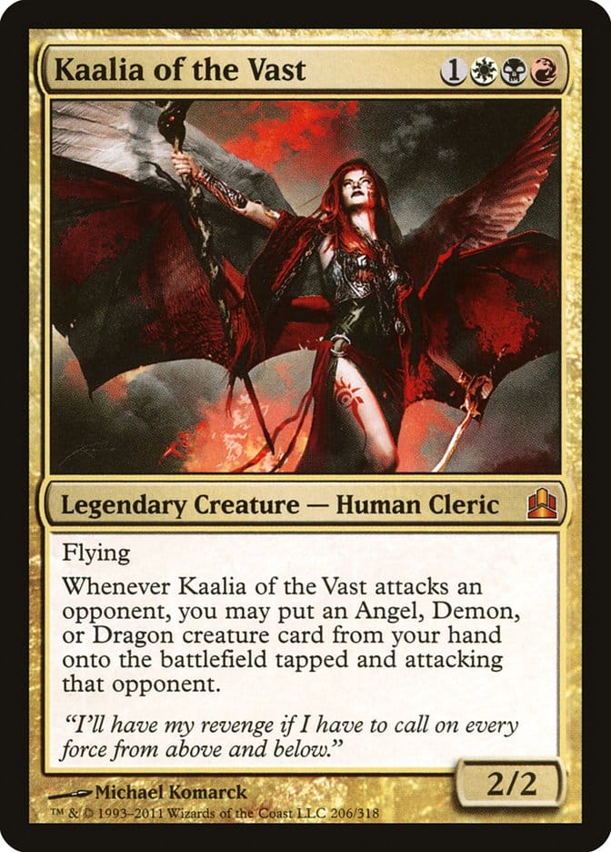 Kaalia of the Vast [Commander 2011] Magic: The Gathering