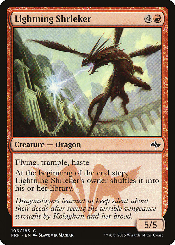 Lightning Shrieker [Fate Reforged] Magic: The Gathering