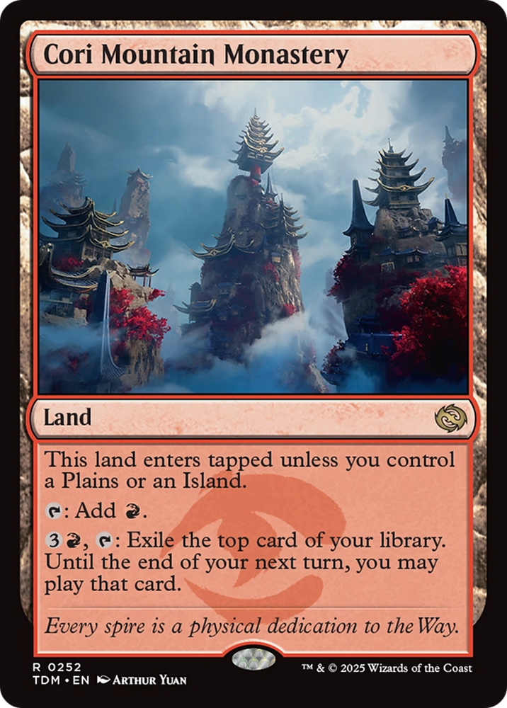 Cori Mountain Monastery [Tarkir: Dragonstorm] Magic: The Gathering