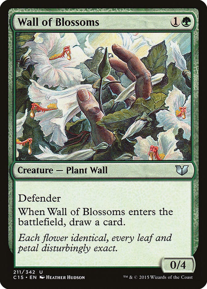 Wall of Blossoms [Commander 2015] Magic: The Gathering