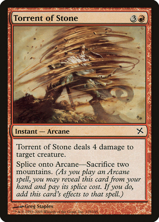 Torrent of Stone [Betrayers of Kamigawa] Magic: The Gathering