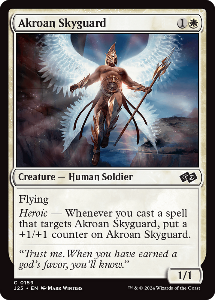Akroan Skyguard [Foundations Jumpstart] Magic: The Gathering