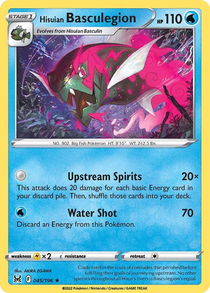 Hisuian Basculegion (045/196) [Sword & Shield: Lost Origin] Pokémon