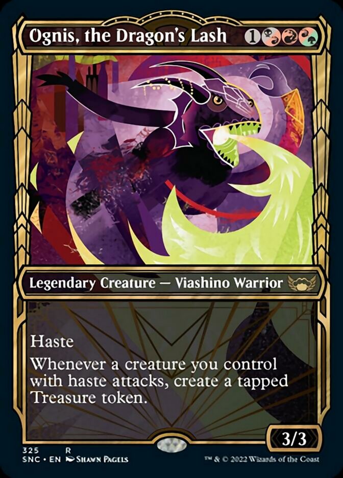 Ognis, the Dragon's Lash (Showcase Golden Age) [Streets of New Capenna] Magic: The Gathering