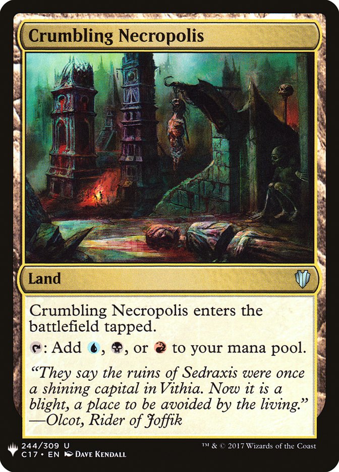 Crumbling Necropolis [Mystery Booster] Magic: The Gathering