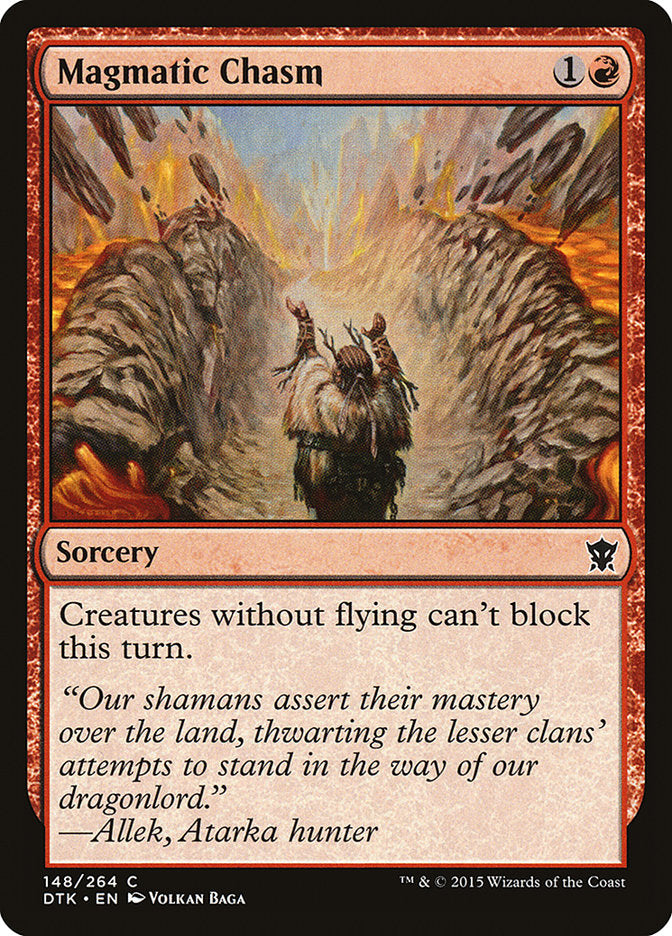 Magmatic Chasm [Dragons of Tarkir] Magic: The Gathering