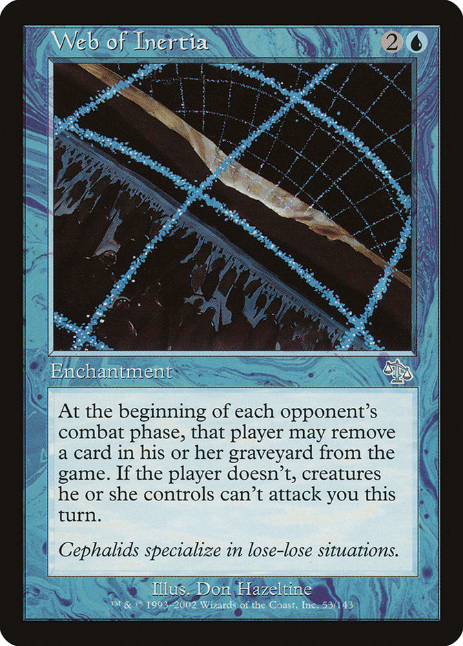 Web of Inertia [Judgment] Magic: The Gathering