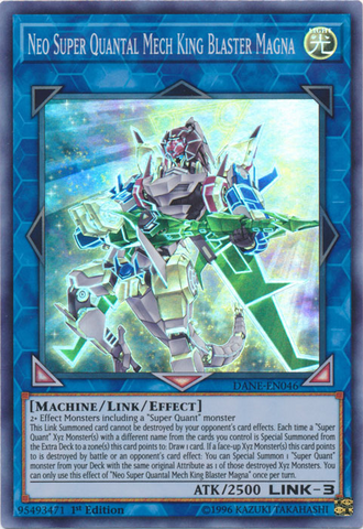 Neo Super Quantal Mech King Blaster Magna [DANE-EN046] Super Rare - Yugioh Cards For Your TCG Needs!
