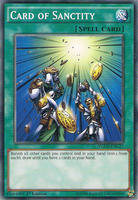 Card of Sanctity [YGLD-ENC27] Common Yu-Gi-Oh!