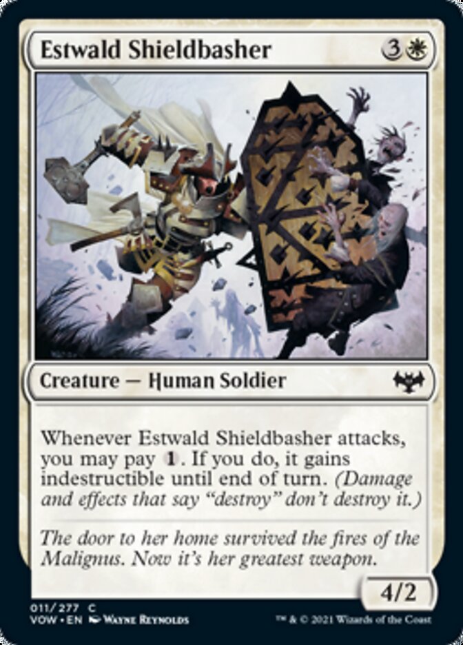 Estwald Shieldbasher [Innistrad: Crimson Vow] Magic: The Gathering