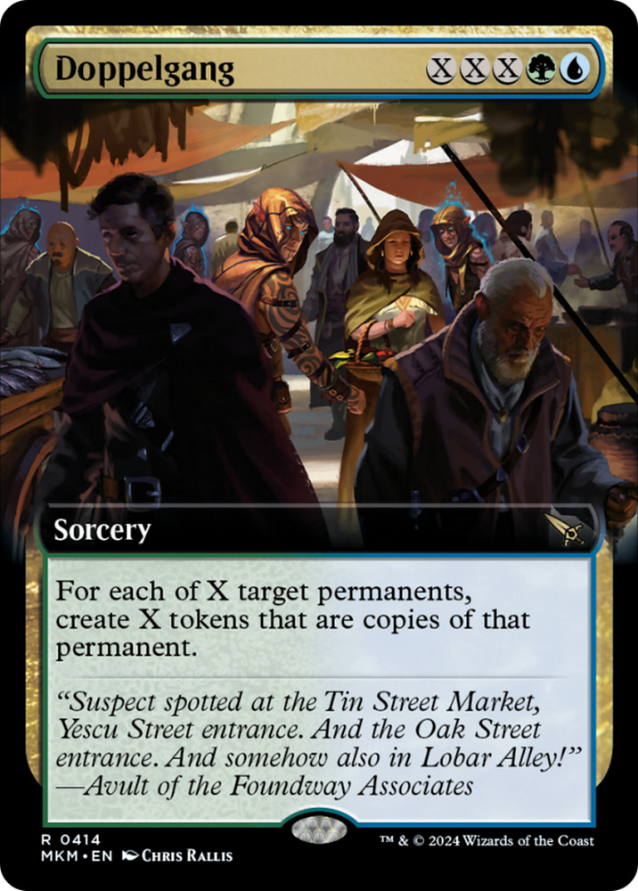 Doppelgang (Extended Art) [Murders at Karlov Manor] Magic: The Gathering
