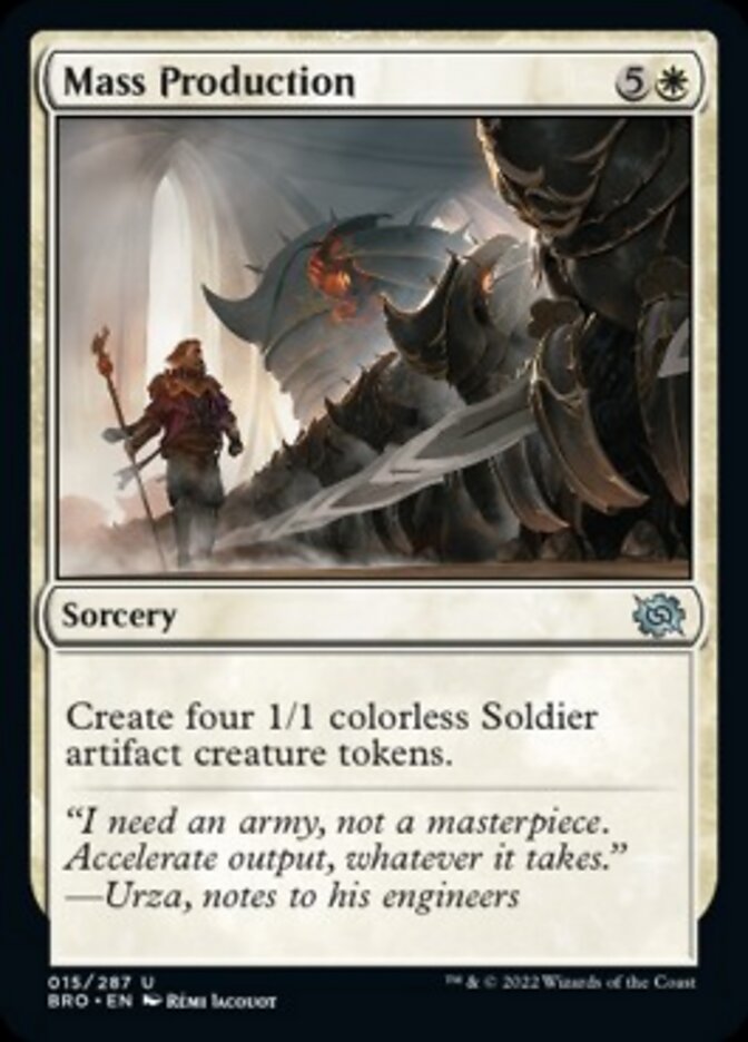 Mass Production [The Brothers' War] Magic: The Gathering