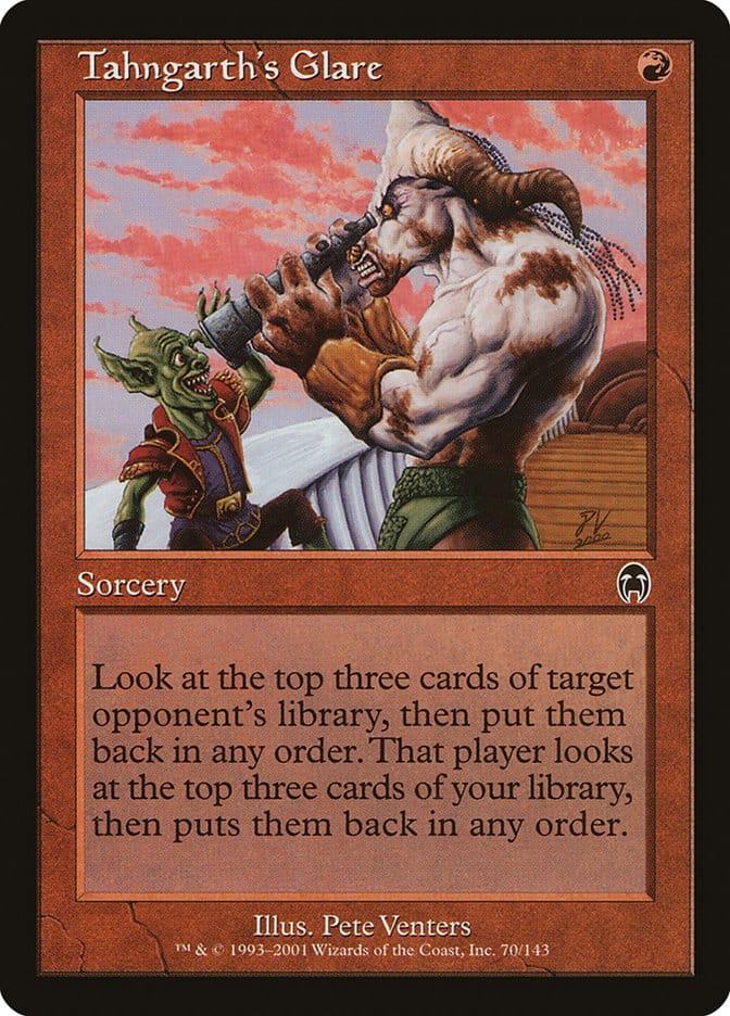 Tahngarth's Glare [Apocalypse] Magic: The Gathering
