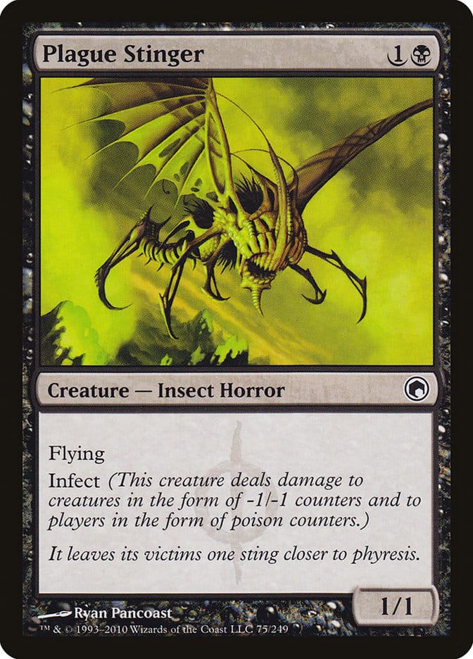 Plague Stinger [Scars of Mirrodin] Magic: The Gathering