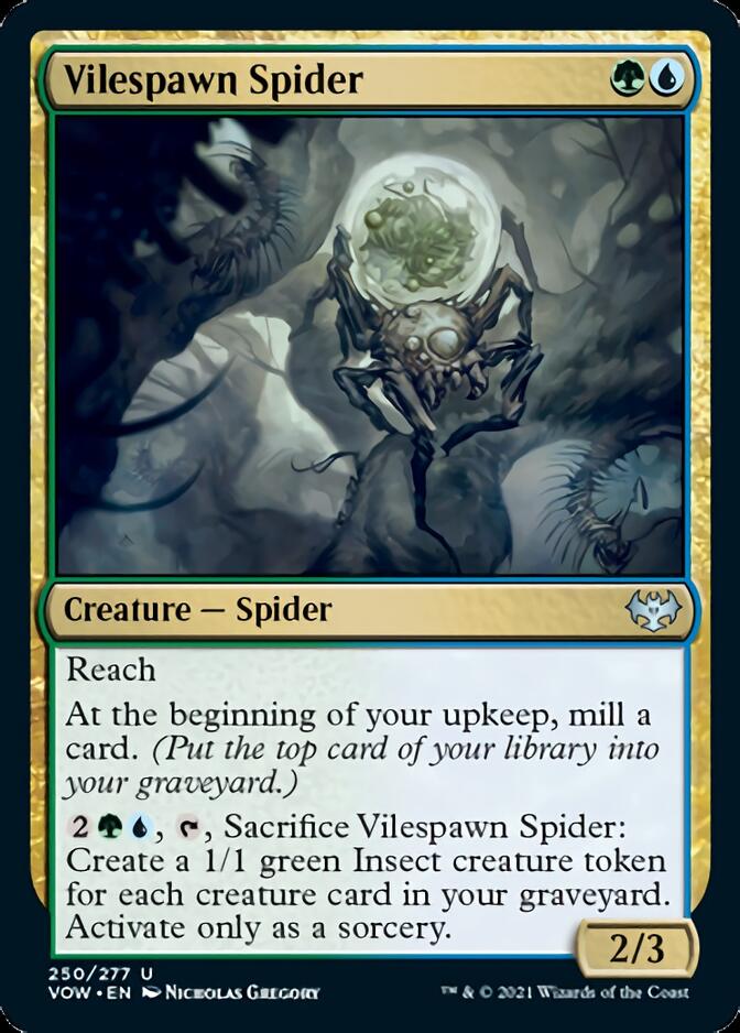 Vilespawn Spider [Innistrad: Crimson Vow] Magic: The Gathering
