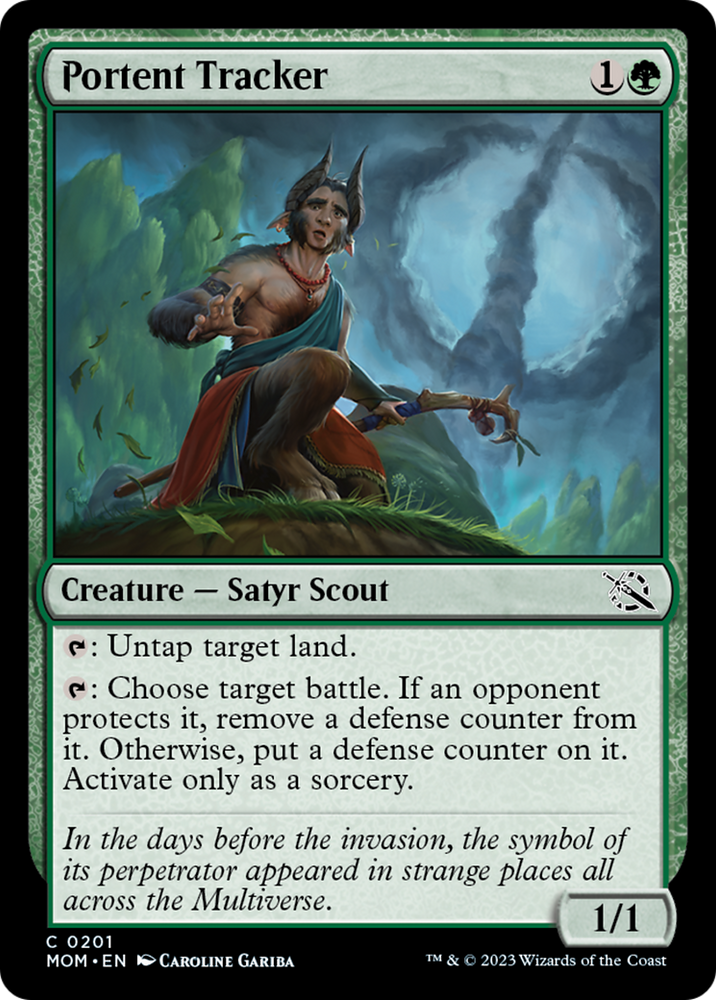 Portent Tracker [March of the Machine] Magic: The Gathering