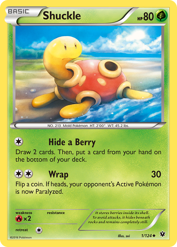 Shuckle (1/124) [XY: Fates Collide] Pokémon