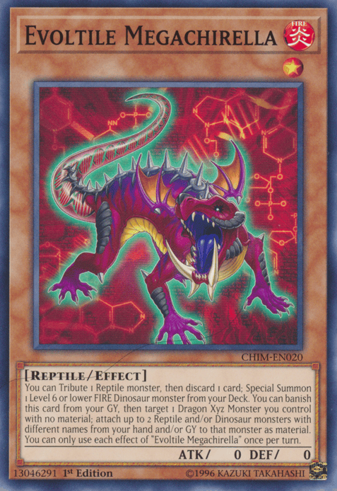 Evoltile Megachirella [CHIM-EN020] Common - Yugioh Cards For Your TCG Needs!