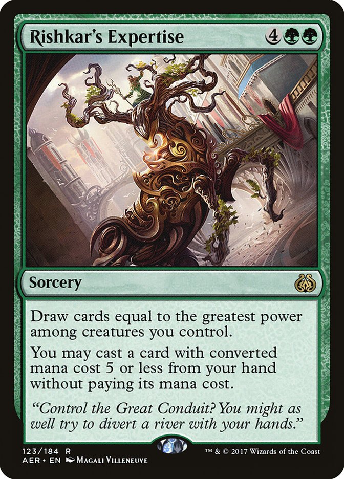 Rishkar's Expertise [Aether Revolt] Magic: The Gathering