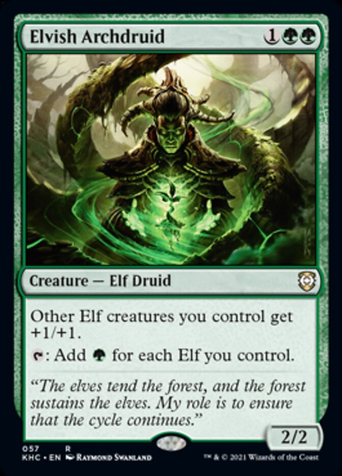 Elvish Archdruid [Kaldheim Commander] Magic: The Gathering