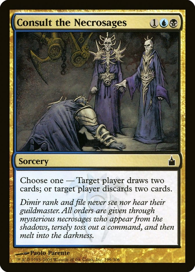 Consult the Necrosages [Ravnica: City of Guilds] Magic: The Gathering