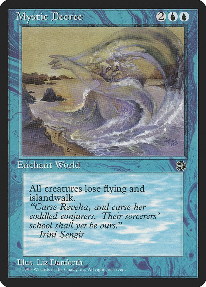 Mystic Decree [Homelands] Magic: The Gathering