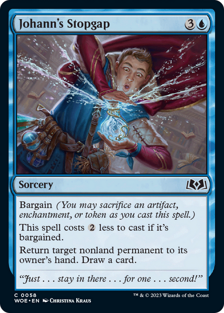 Johann's Stopgap [Wilds of Eldraine] Magic: The Gathering