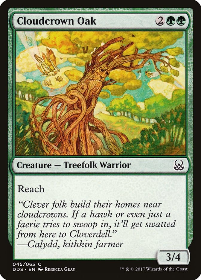 Cloudcrown Oak [Duel Decks: Mind vs. Might] Magic: The Gathering