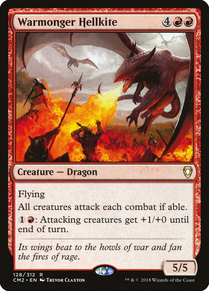 Warmonger Hellkite [Commander Anthology Volume II] Magic: The Gathering