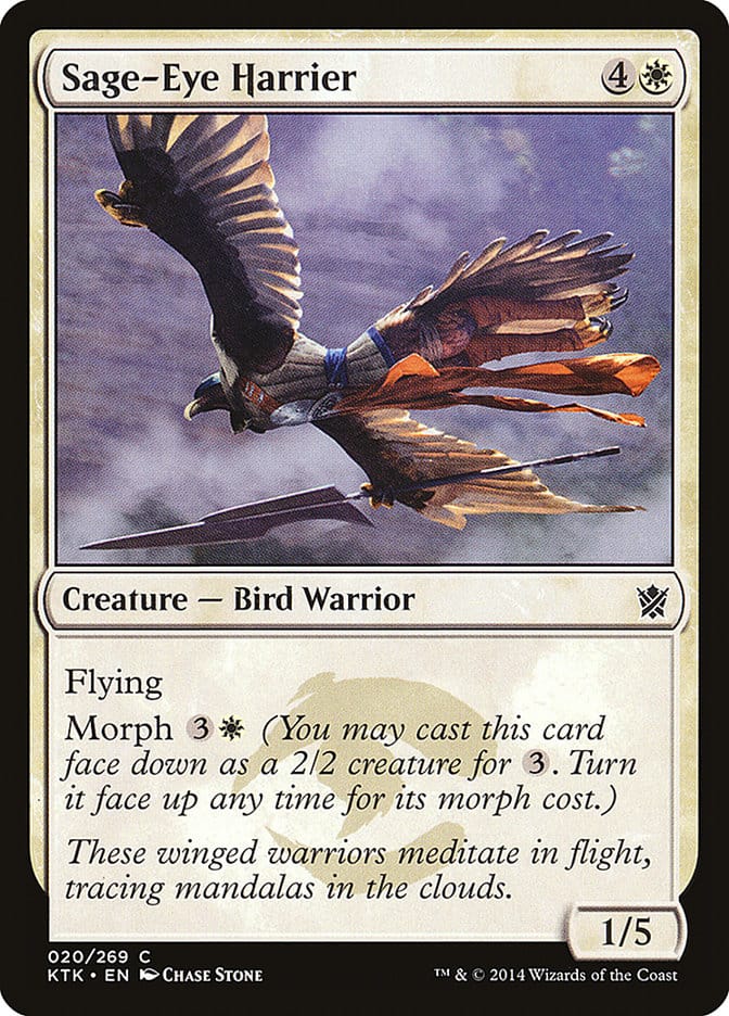 Sage-Eye Harrier [Khans of Tarkir] Magic: The Gathering