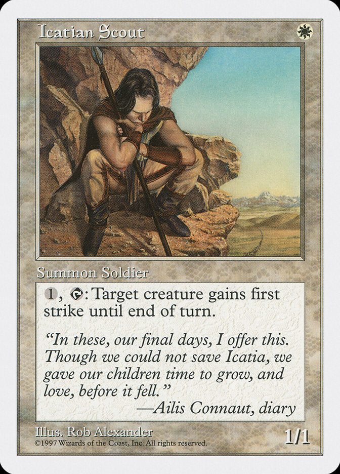 Icatian Scout [Fifth Edition] Magic: The Gathering