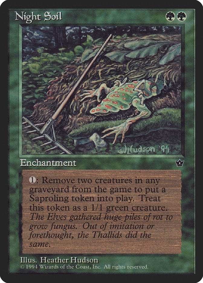 Night Soil (Heather Hudson) [Fallen Empires] Magic: The Gathering