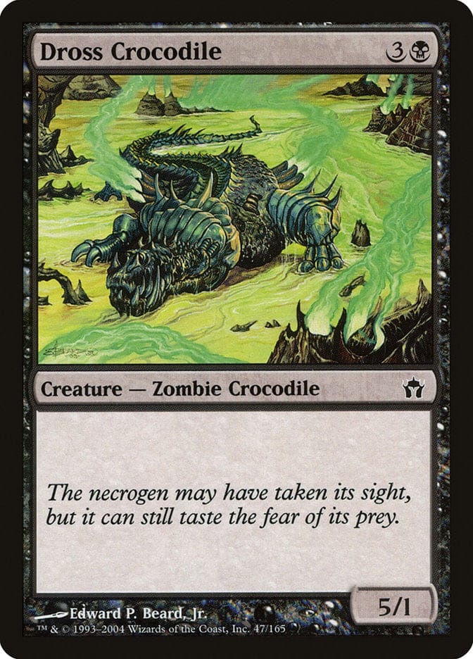 Dross Crocodile [Fifth Dawn] Magic: The Gathering