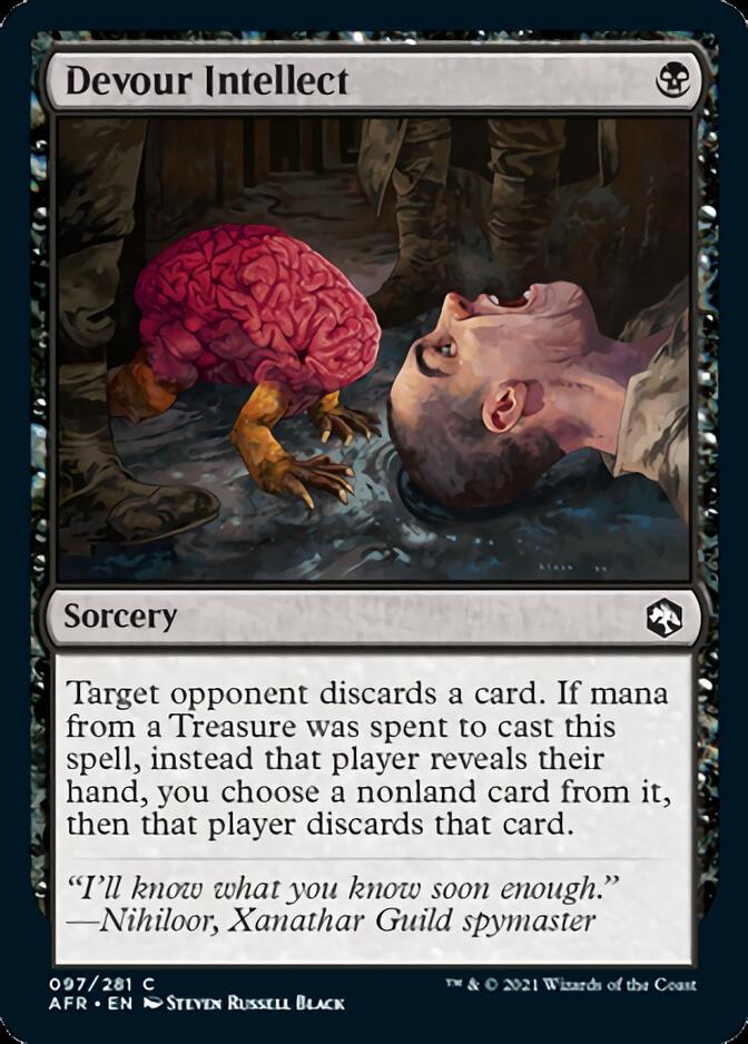 Devour Intellect [Dungeons & Dragons: Adventures in the Forgotten Realms] Magic: The Gathering
