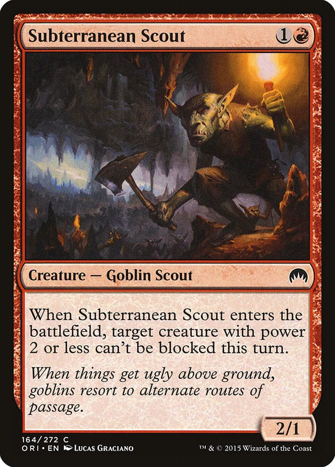 Subterranean Scout [Magic Origins] Magic: The Gathering