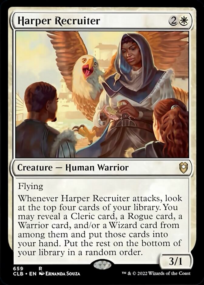 Harper Recruiter [Commander Legends: Battle for Baldur's Gate] Magic: The Gathering